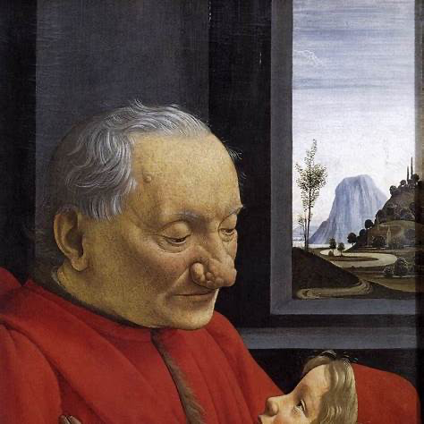 Retrato de un anciano y un niño, Domenico Ghirlandaio